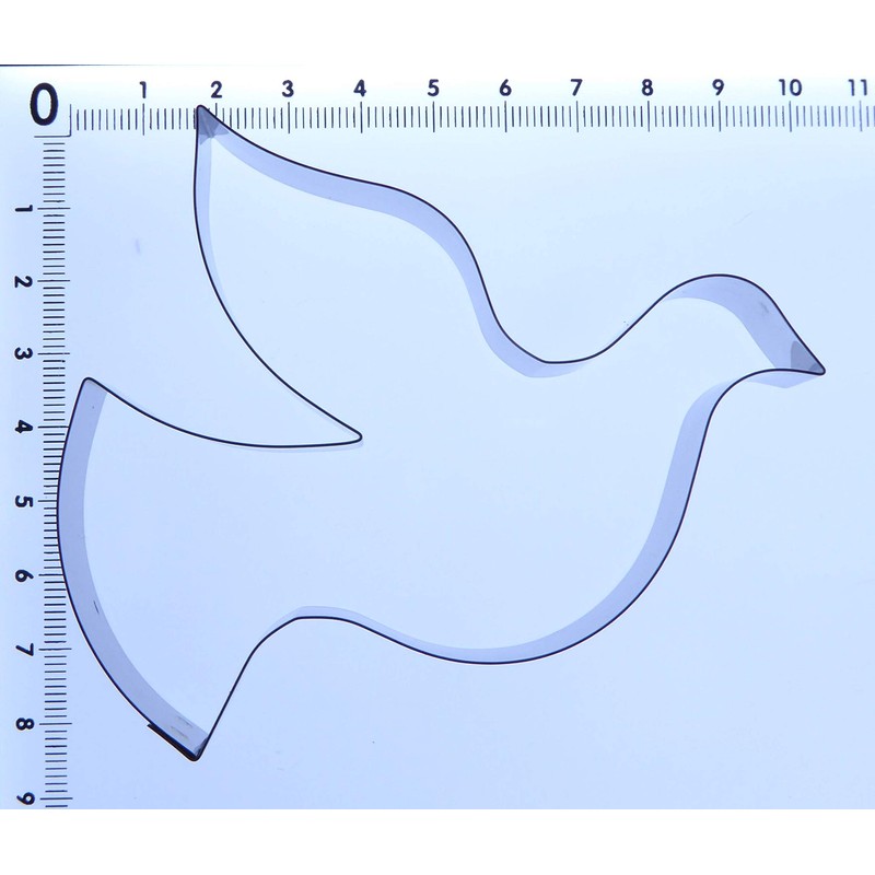 Dove Cookie Cutter - Stainless Steel - 100mm Approximately
