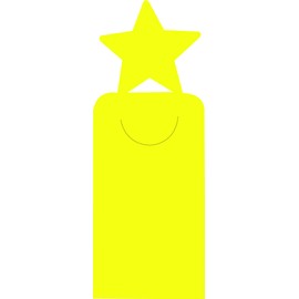 Star Die-Cut Bookmarks - 2.75" x 7.5", 24 Pack for Classroom Rewards, Reading Encouragement, Libraries, Intergalactic Space Theme, Celebrations, Classroom, Patriotic Crafts, Kids School Craft Projects