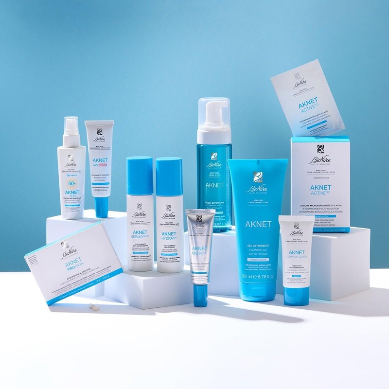 BioNike Aknet - Gel Detergente Viso e Corpo per Pelle