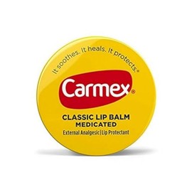 Carmex Bálsamo labial clásico medicado 0.25 oz (paquetes de 6)