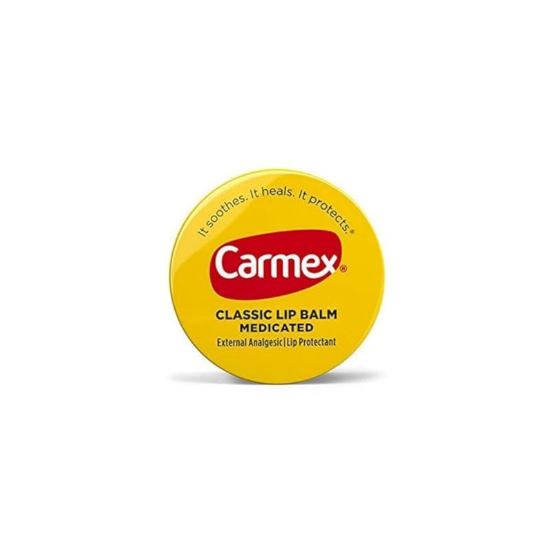 Carmex Bálsamo labial clásico medicado 0.25 oz (paquetes de 6)