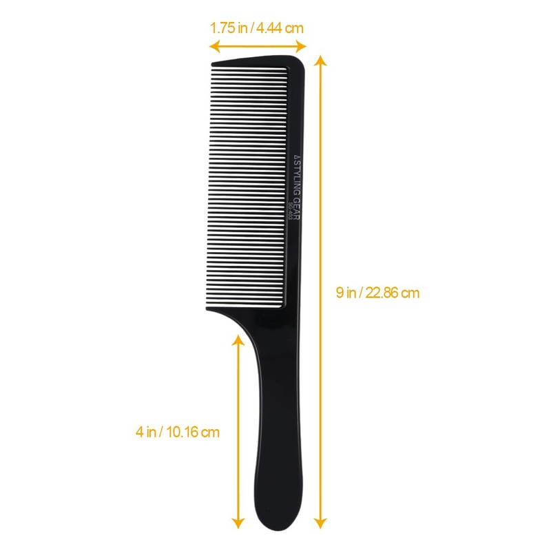 12 Pack – No. 403 Flexible Fade Barber Clipper Combs.