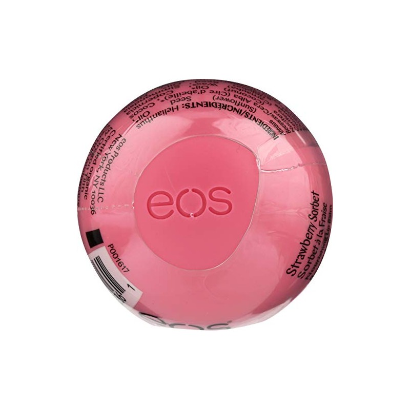 eos Bálsamo Labial Esfera Suave, Sorbete de Fresa, 0.25 Oz