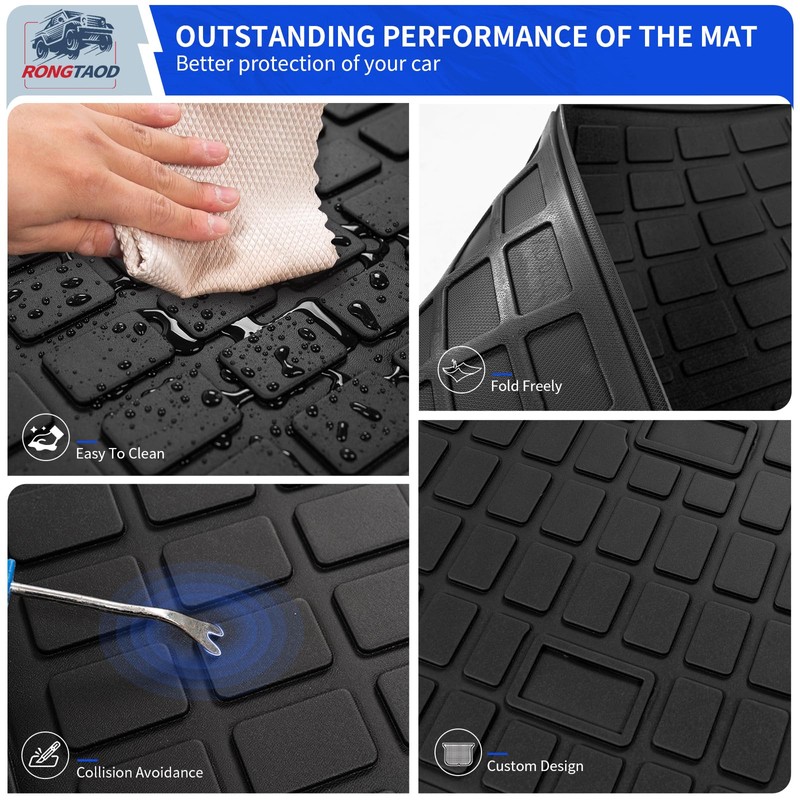 Rongtaod Cargo Mat Compatible with 2024 2025 2026 Toyota Grand