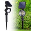 Solar Powered Pathway LED Lights Outdoor Garden Lawn Decoration Landscape