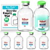 Ks-Tek Sterile Empty Vials with Self Healing Injection Port,with Flip