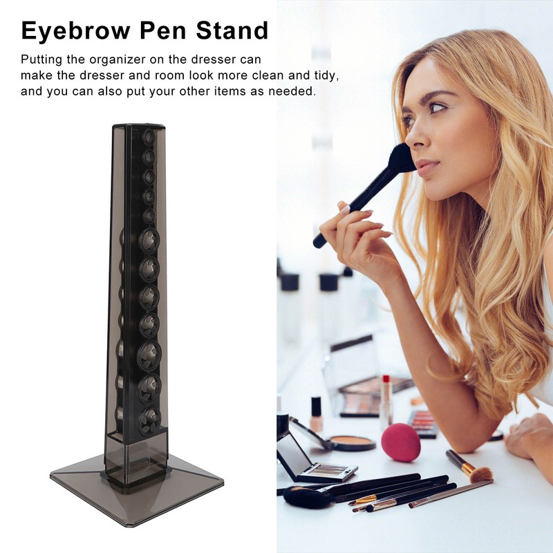 Acrylic Pen Display Stand Flexible Keep Tidy Multifunctional Eyebrow Pen