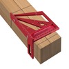 Upgrade Woodworking Measuring Ruler Metric/Inch 3D Multi-Angle Aluminum Alloy 22.5/30/45/60/67.5/90