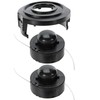 SPARES2GO Strimmer Line & Spool Cover Kit for Challenge N1F-GT-220/250-C
