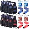 Sosation 8 Sets Kids Tactical Vest Compatible with Nerf Party