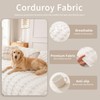 Ivory Faux Rabbit Fur Sofa Cover 35x82, Plush Couch Protector