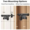 QonicFly Heavy Duty Slide Bolt Gate Latch for Wooden Fence