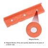 HARFINGTON Magnetic Vise Jaws 5 Inch Magnet V-Grooves Soft Nylon