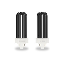 Dichroma 43050 26W 3U Replacement Bulbs Compatible with Dynatrap DT1775 1 Acre and DT1750 3/4 Acre Outdoor Mosquito & Flying Insect Trap Light (2 Pack)