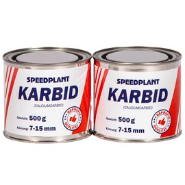 Carbide 1 kg (2 x 500 g) - Carbide Kabit Carbide Small Grit 7-15 mm - 2 Tubs
