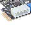 USB3.0 Expansion Card 2 Port 19 Pin 4P PCIE to