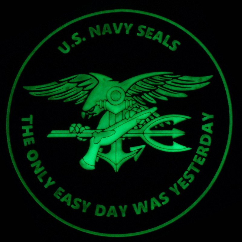 Glow Dark US Navy Seals The Only Easy Day Was