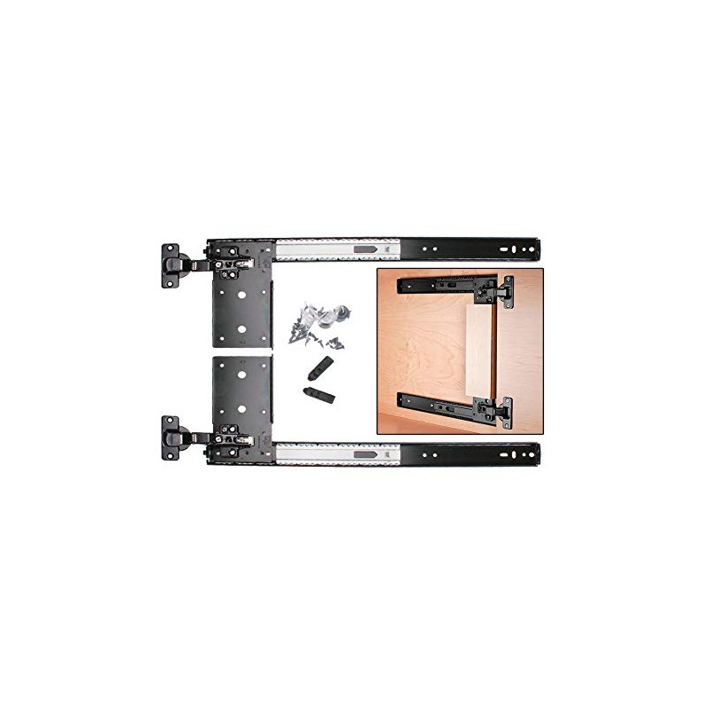 KV Pivot Door Slide Hardware Inset Application Self Closing 12