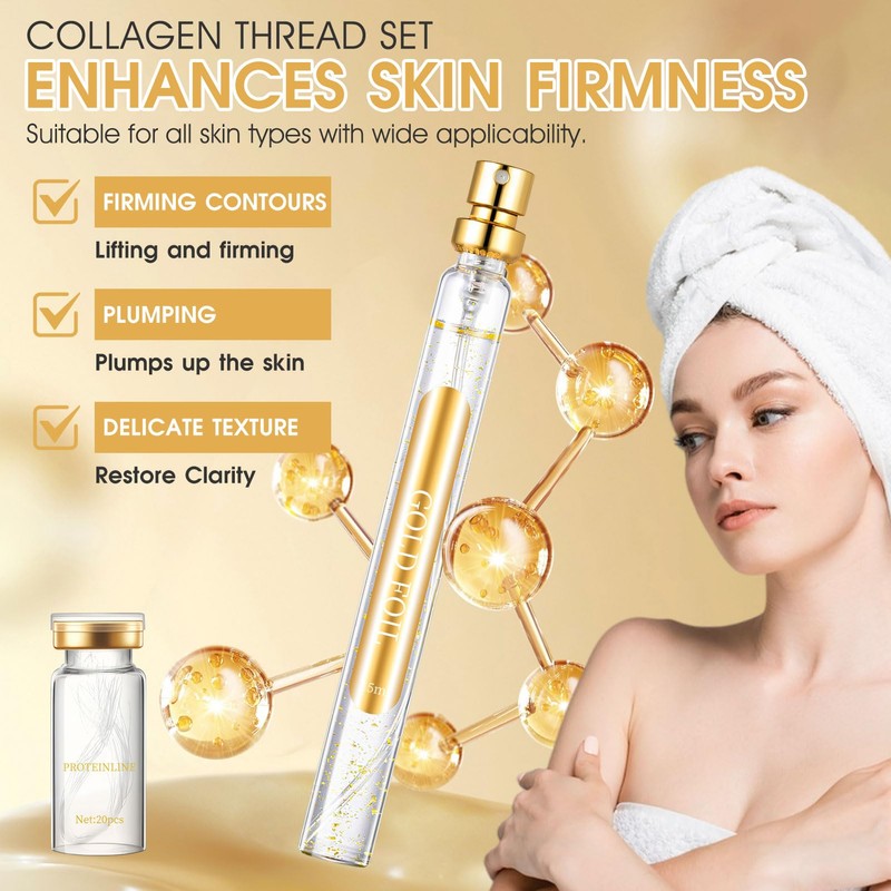 Allony Collagen Thread Lifting Set, Collagen Thread for the Face,