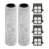 【Version 2 Detachable】(6 Pack) S7 Pro Brush Rollers and HEPA