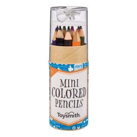 Toysmith Mini Colored Pencils - 12 Color Variety - For Boys & Girls of All Ages