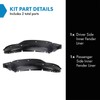 TRQ TRQ Inner Fender Liner Set Compatible with 2000-2004 Mitsubishi