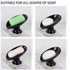 Umlaca Soap Dish Ceramic Self-Draining Soap Holder Keep Soap Dry,