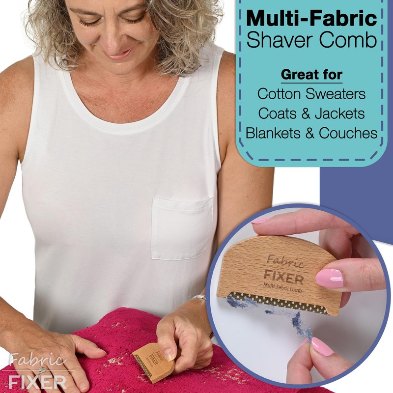 Cashmere Pill Remover Comb & Multi Fabric Shaver Depilling Sweater
