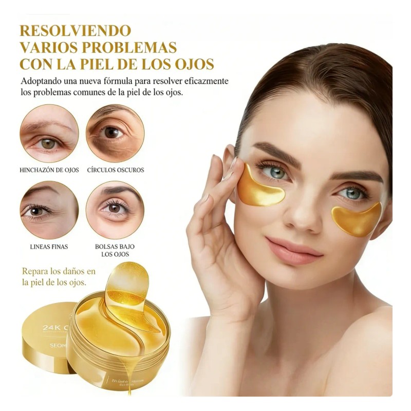 Parches Ojos Colágeno Ojeras