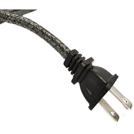 Hyamass 2-Pack 8FT Lamp Cord with Polarized Plug, UL Listed SPT-2 Electrical Wire for Lamps & Power Tools - Lamp Cord Replacement Kit (Silver)