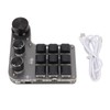 Programmable Macro Keyboard 9 Keys 3 Knobs USB Bluetooth Connection