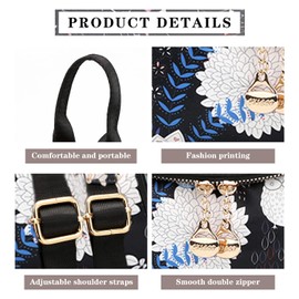 LHHMZ Women Fashion Backpack Small Multi function Convertible Backpack Purse for Girls Casual Backpacks Crossbody Shoulder Bags Sling Bag