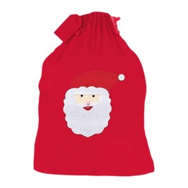 1ABOVE Deluxe Felt Christmas/Xmas Santa Sack with Santa on the sack. Ideal Pre (60X90CM)