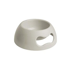 United Pets Pappy Medium Dog Bowl, EcoFriendly, Italian Design, Made in Italy, Grey, Dog Bowl for Medium Dogs, Capacity 1100ml (39 oz)