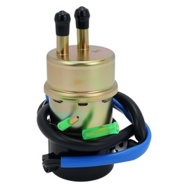 Carbman 49040-1055 Electric Fuel Pump 12V Compatible with Kawasaki Mule KAF620 3000 3010 3020 2520 2500 2510 1000 (8mm In/Outlet) with 27034-1053 Fuel Pump Cut Off Relay