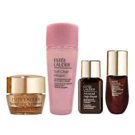 Set Viajero De Rejuvenecimiento Y Reparación + Cosmetiquera