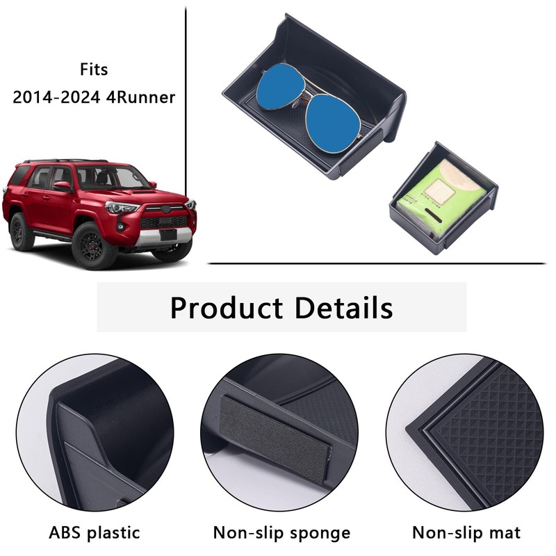 JDMCAR Storage Drawer Compatible with Toyota 4Runner Accessories 2014-2022 2023
