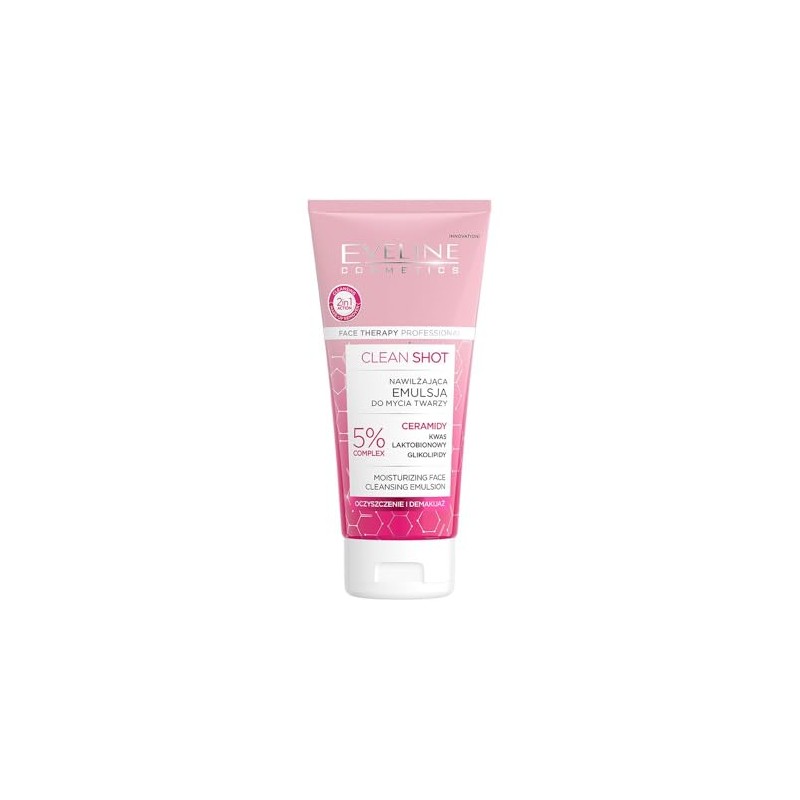 Eveline Cosmetics Clean Shot Moisturising Cleansing Milk 150 ml