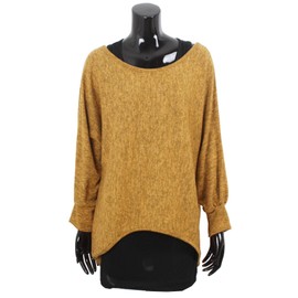 Emma & Giovanni women's oversize tops T-Shirt/pullover (pack of 2) - Asymmetric L-XL