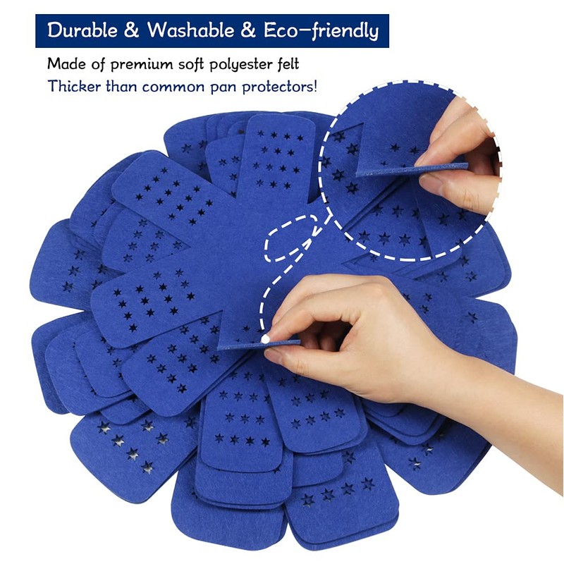 BYKITCHEN Pan Pot Protectors, Larger & Thicker Pan Protector with