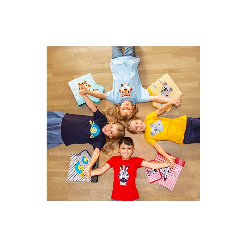 herlitz Cute Animals Round Flat Magnets - Pack of 6