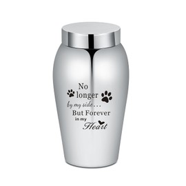 Large Urns for Human Ashes Cremation Urns for Dogs Cat Ashes Stainless Steel Urns Funeral Memorial Keepsake for Human Pet Ash Holder