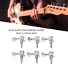 6 Set Tuning Pegs Electric Guitar Machine Heads Tuners Parts