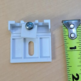 Qty 2pc and 3pc. Brackets KIT for Honeycomb, Cellular, Duette, Applause Shades. Fit Hunter Douglas, Turnils, ALTA, Comfortex, M&B... (1 3/4" Long, 3/8" Cell, Small, 2)