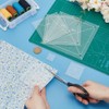 HOBBIESAY 6Pcs Quilting Acrylic Template Set 1-6 Inch Square Quilting