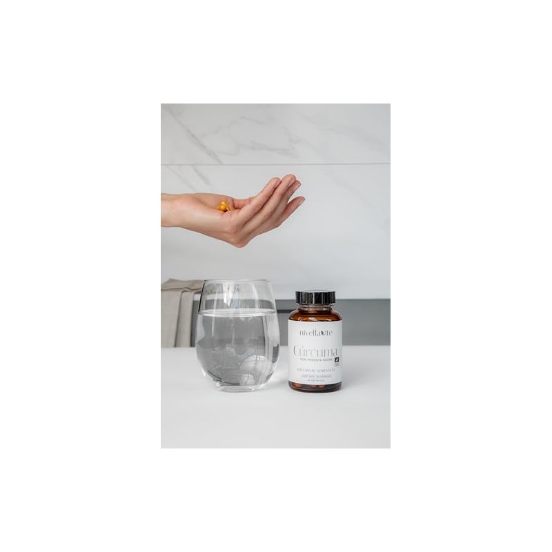 Cúrcuma con Pimienta Negra | Suplemento Alimenticio Natural | 60