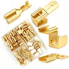 56 PCS Piggyback Spade Connectors Chair Terminal Quick Disconnect Electrical