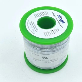 Xinya Brand UL1007 Hook up Wire Stranded tinned Copper Conductor 16AWG 18AWG 20AWG 22AWG 24AWG PVC Insulation 80°C 300V AWM1007 Electronic-Wire UL Listed Wire 【Length=100FT】 (White, 16AWG)