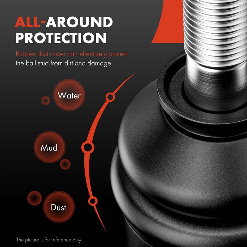 A-Premium Set of 4, Front Upper & Lower Ball Joints