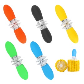 INNAL 10 Stück Maiskolben Halter,Fruit Forks,Maiskolbenhalter-Sets,Maiskolben Spieße,Maiskolben Spieß,Maisnadel aus Edelstahl für Grillen Picknick Kochpartys Küche Camping (Mehrfarbig)